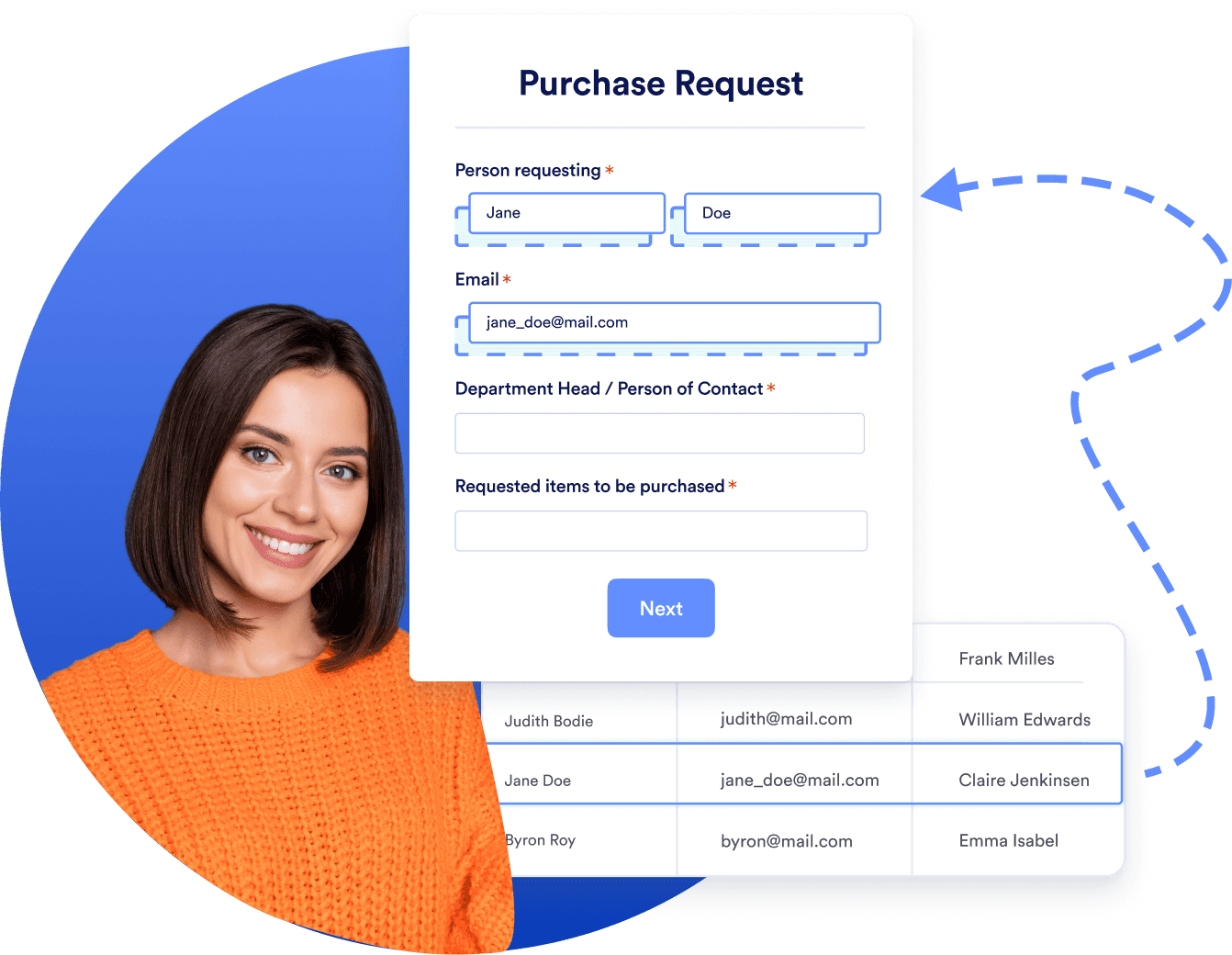Dynamically prefill forms with Salesforce contact data