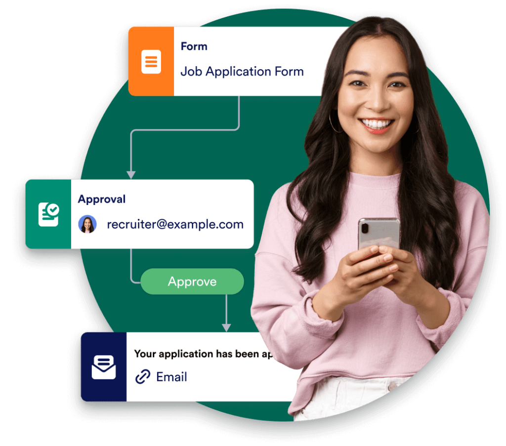 Turn forms into workflows
