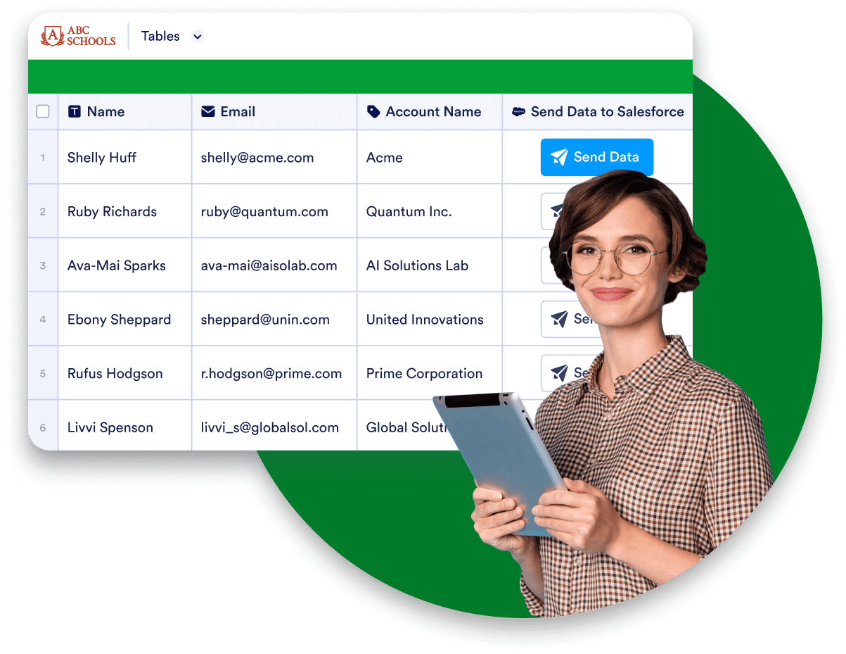 Manage data with Jotform Tables