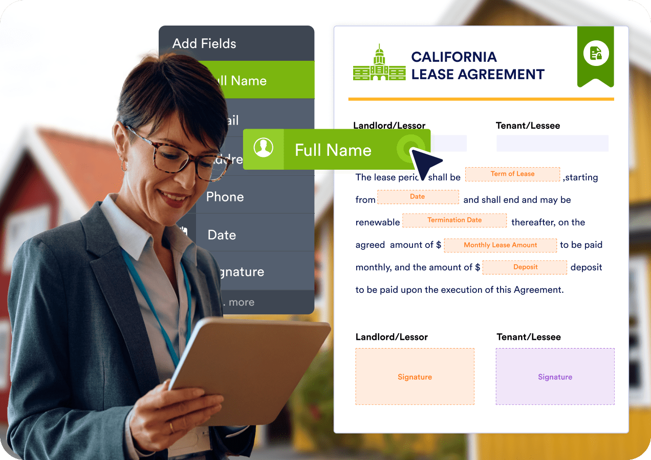 Create custom signature documents