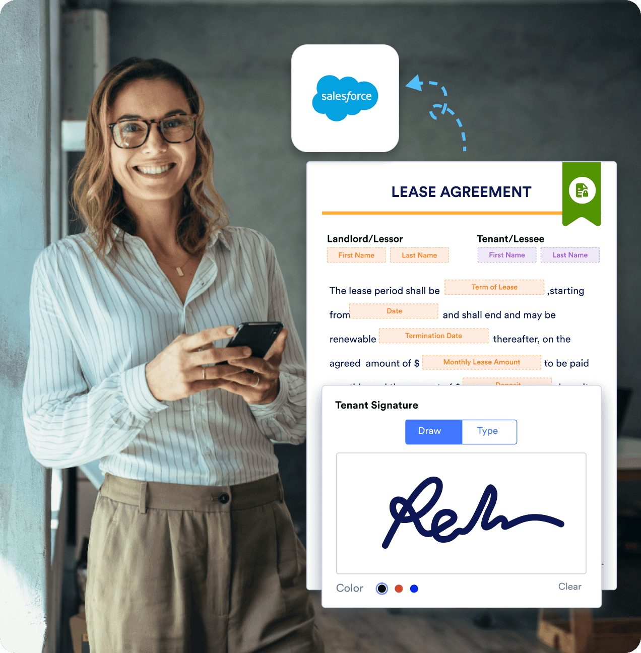 Automatically attach signed documents to Salesforce records