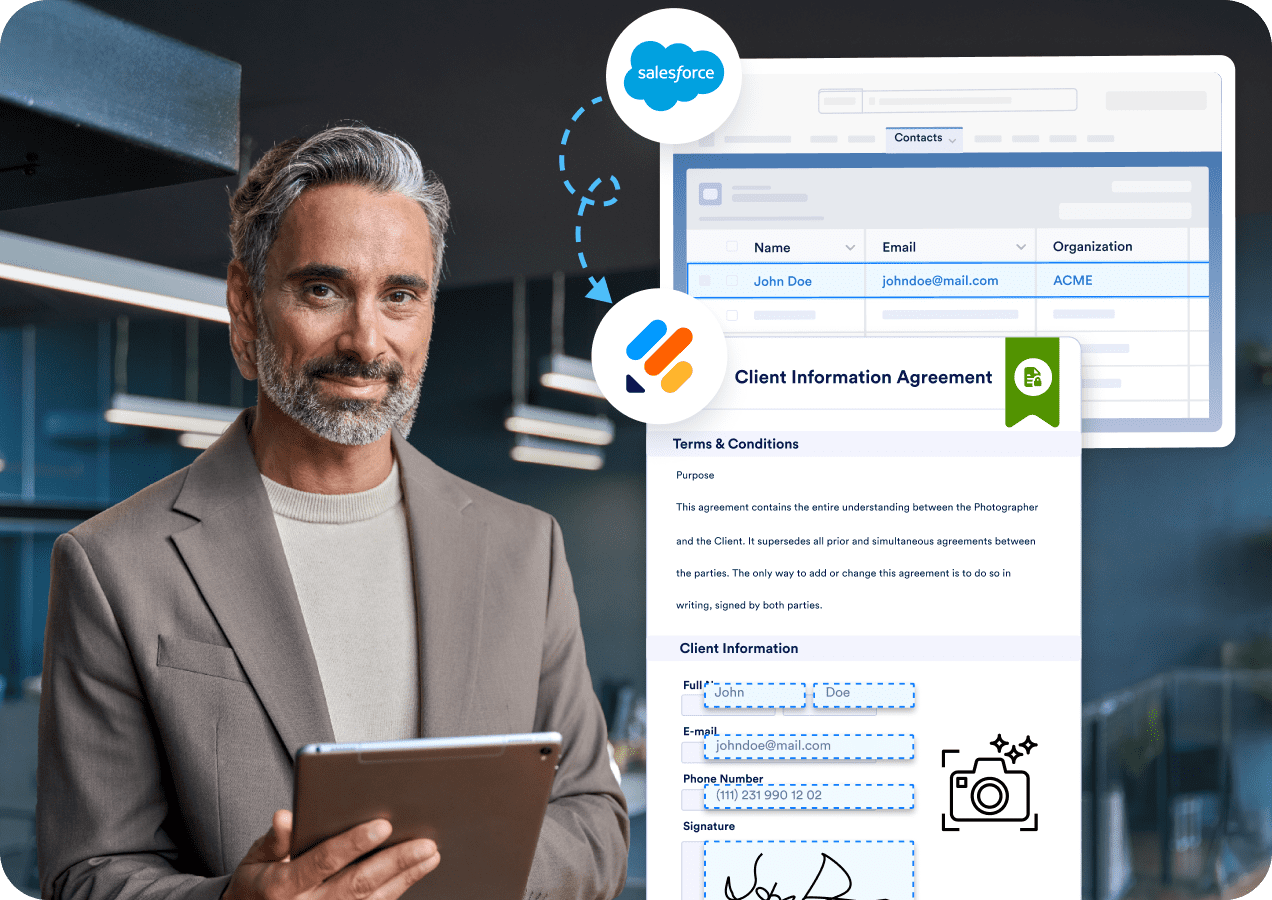 Dynamically prefill forms with Salesforce data
