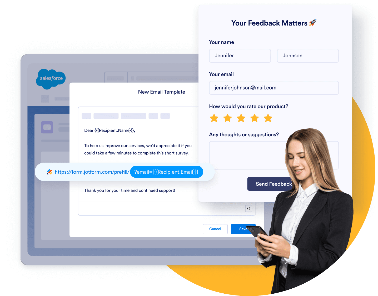 Automatically generate prefill links