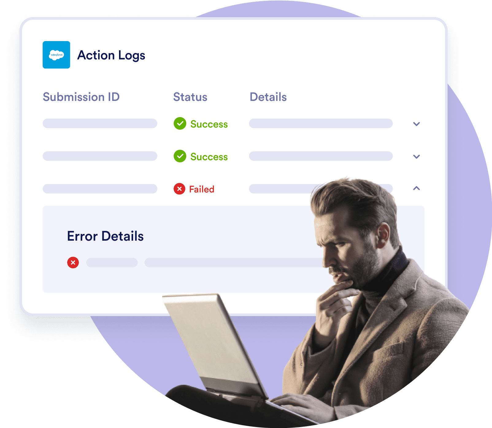 Track data transfers with Integration Logs