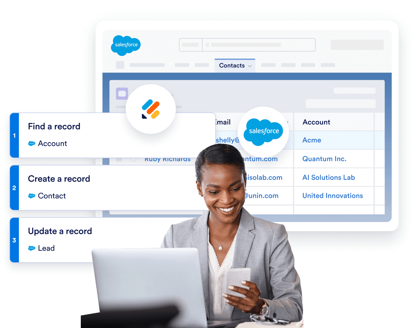 Update Salesforce records seamlessly