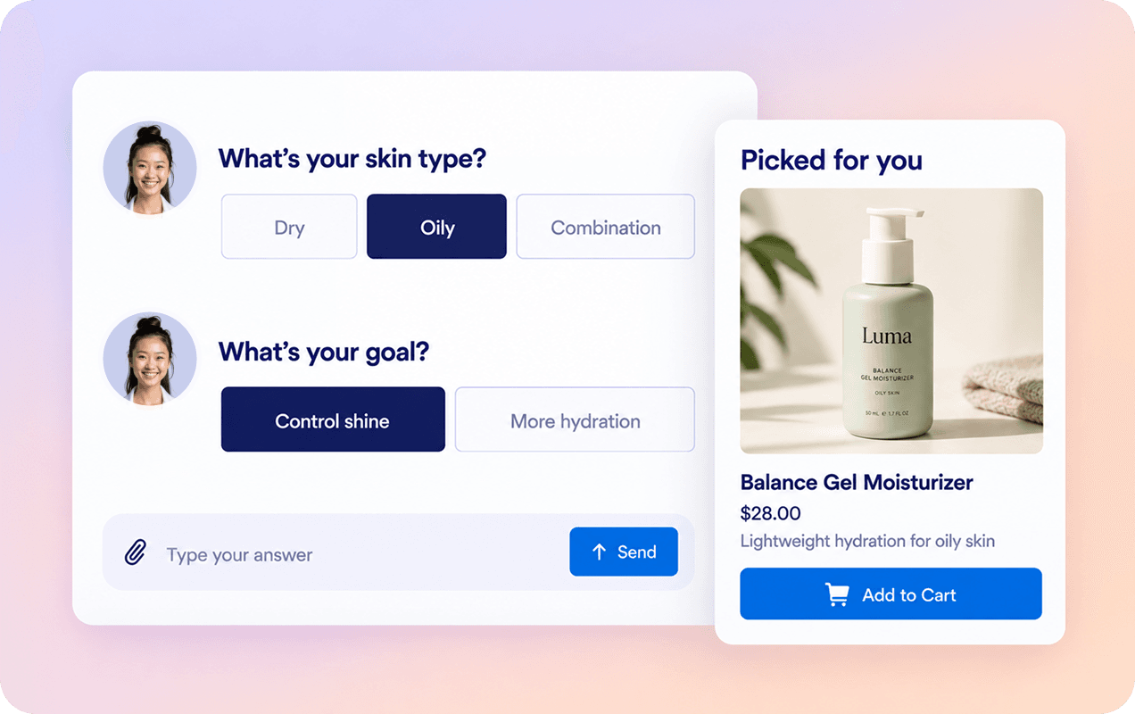 Guide shoppers to the right products