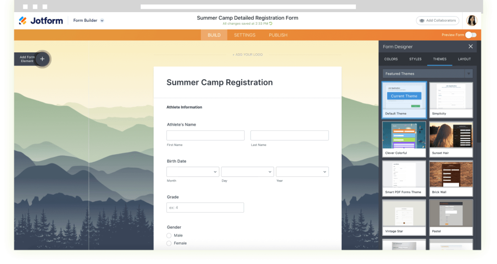 Customize Your Forms