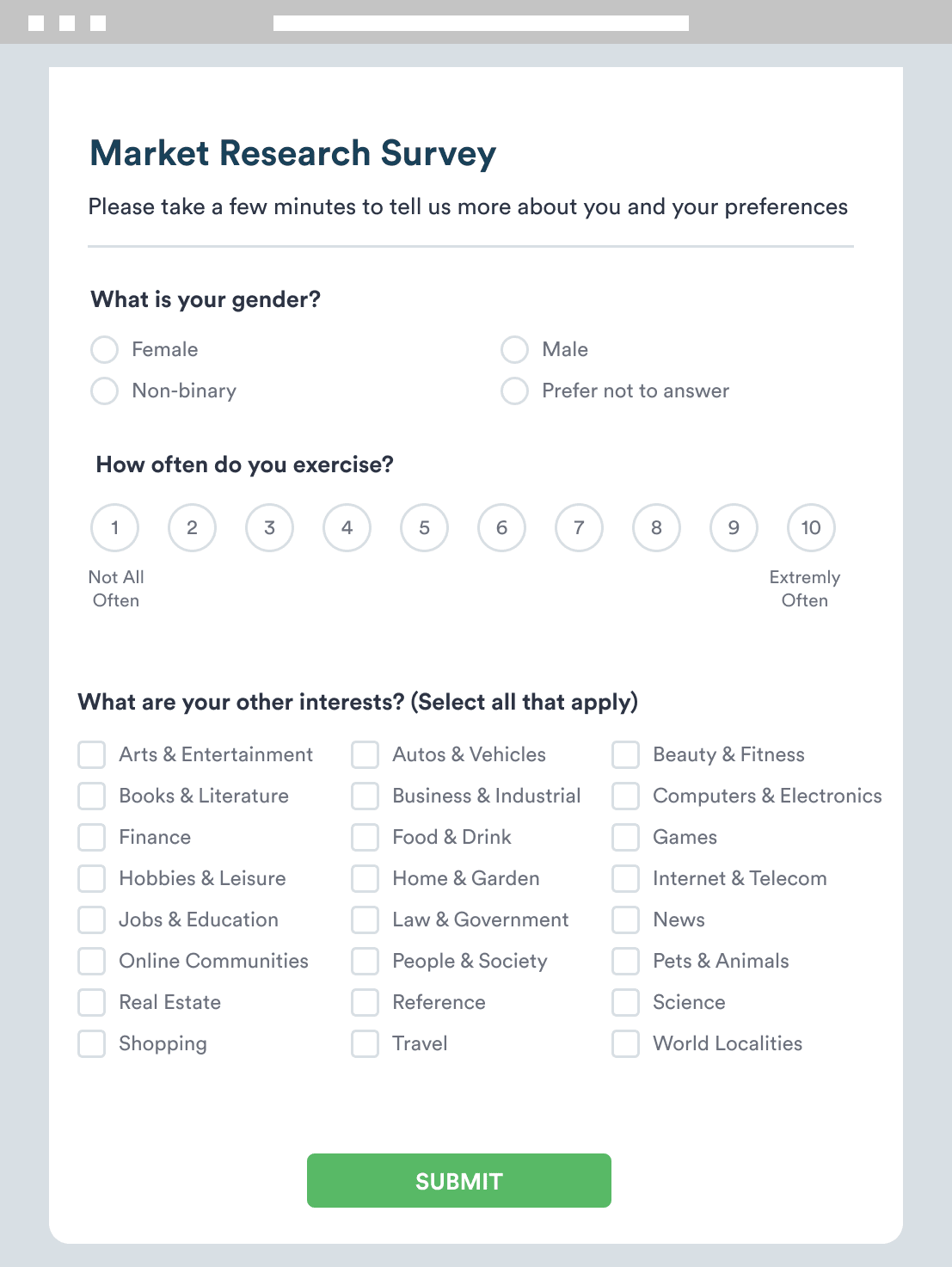Market Research Survey