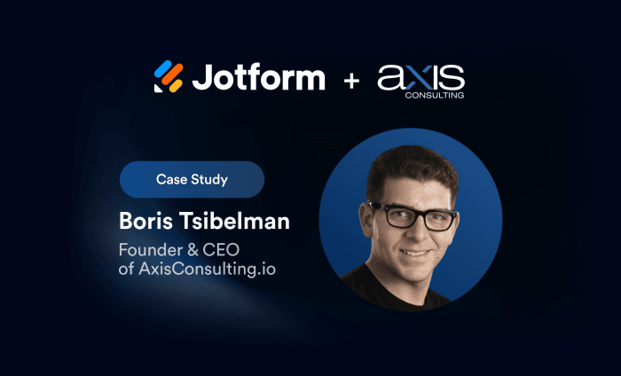 How Boris Tsibelman builds seamless lead-to-sale systems with Jotform