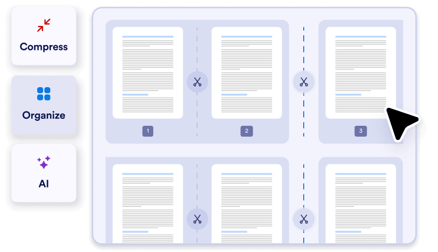 Pick the pages you want to split