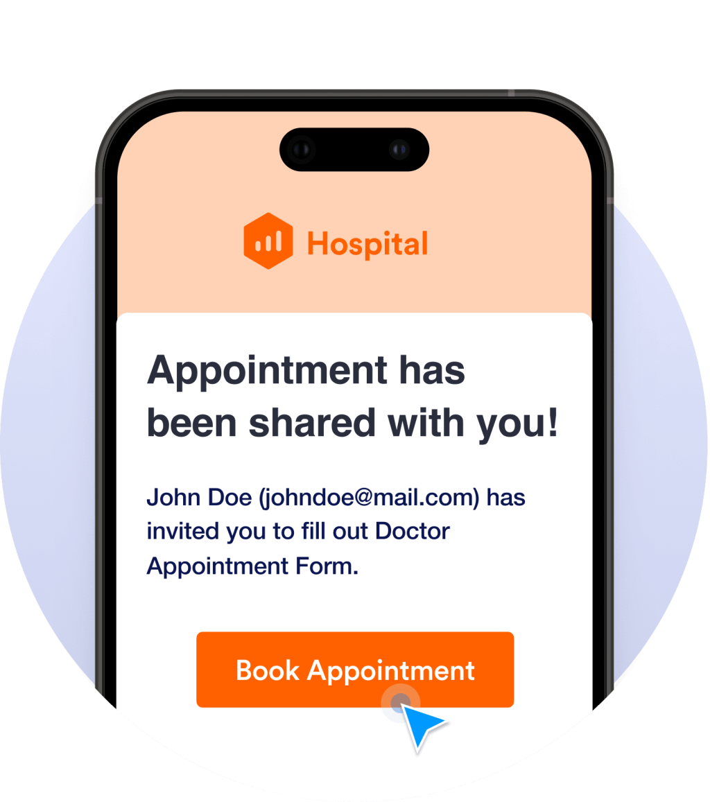 Easily share via custom link