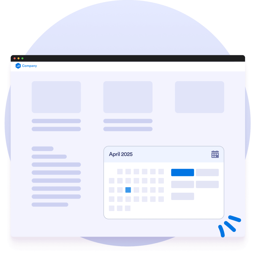 Embed directly on your website