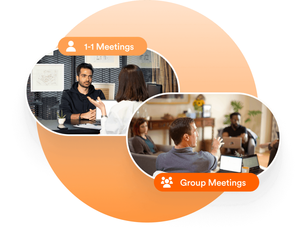 Host 1-on-1 or group meetings
