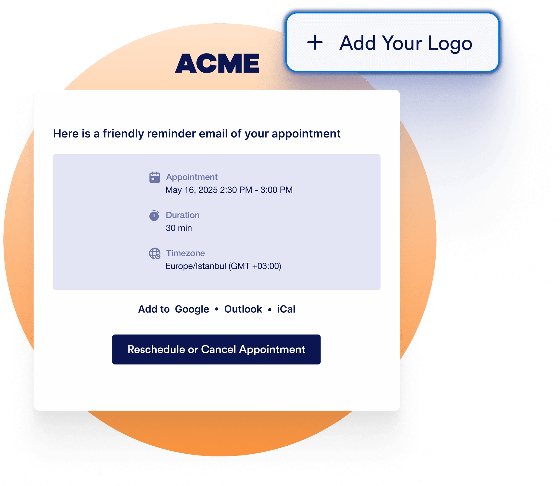 Customize reminder emails