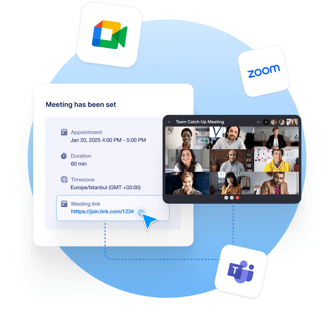 Schedule online meetings