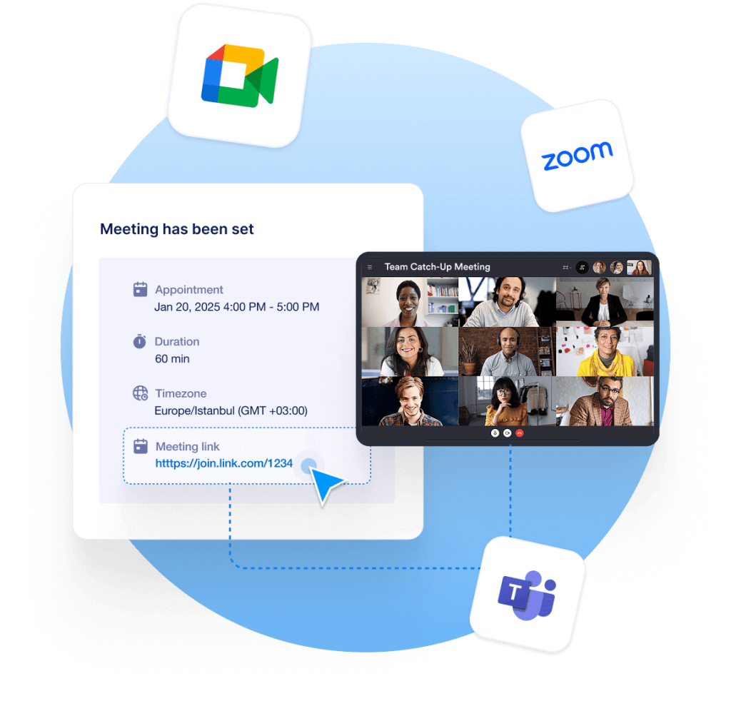 Schedule online meetings