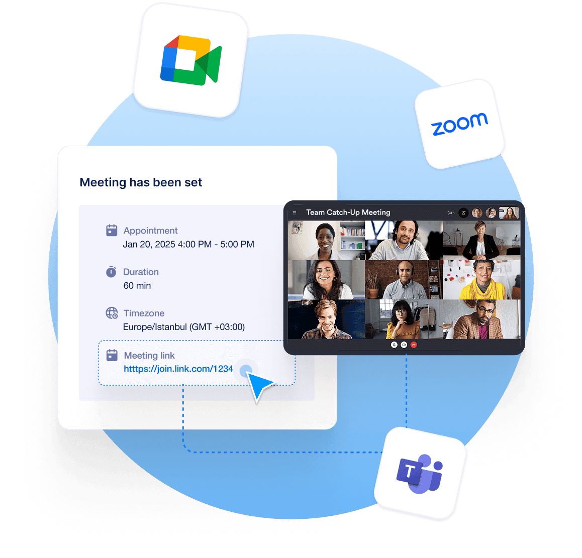 Schedule online meetings