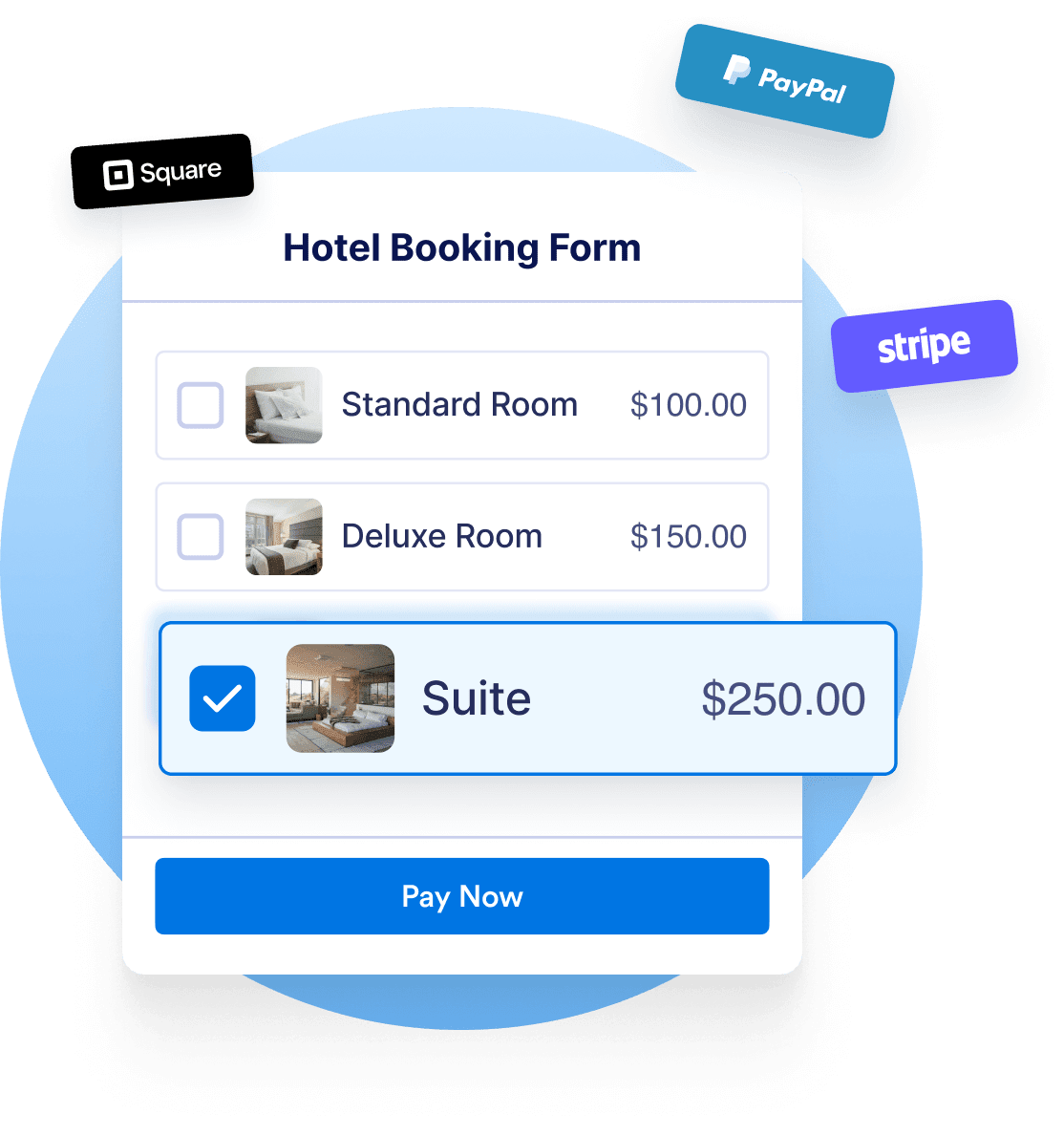 Integrate with payment gateways
