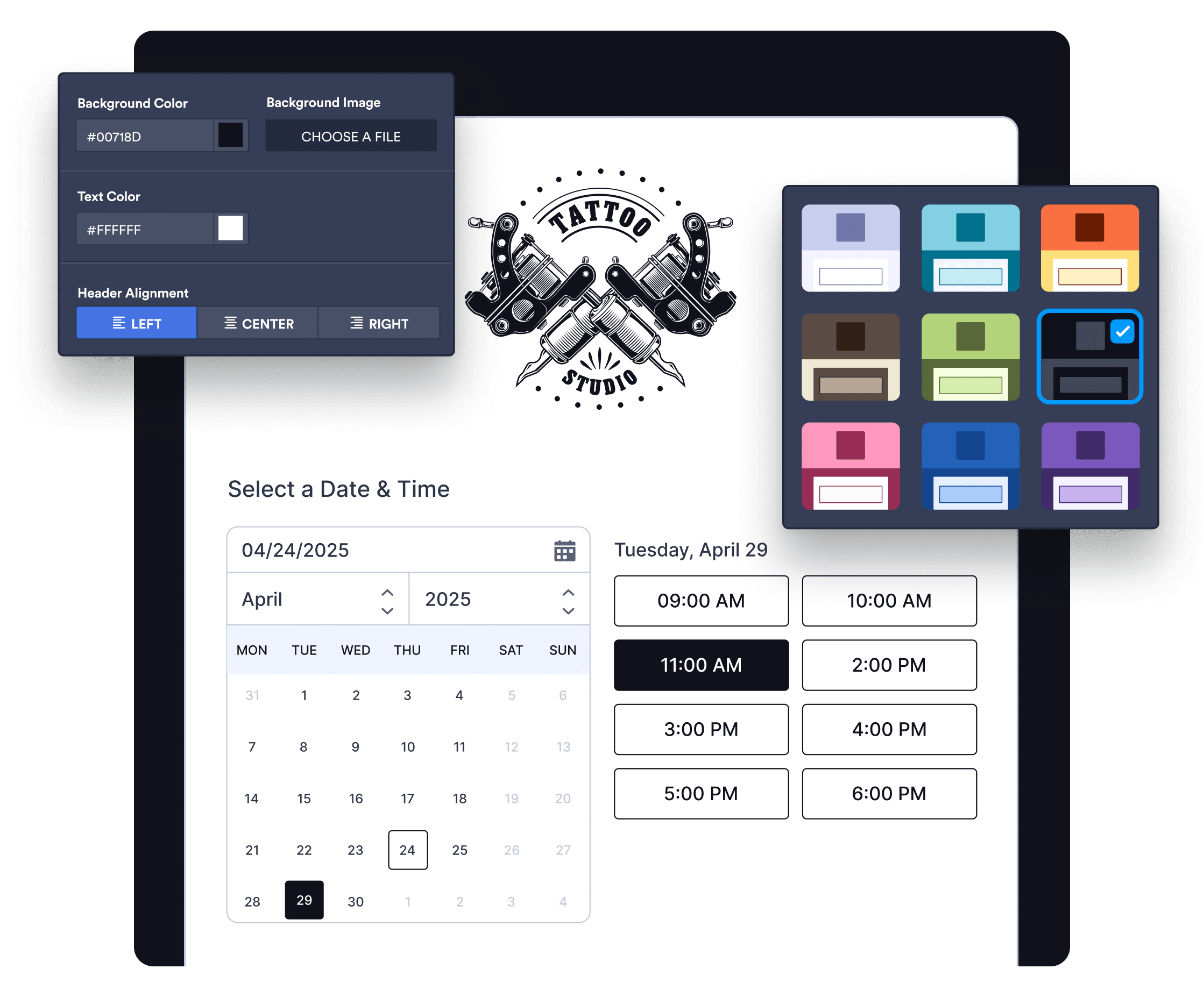 Customize to match your brand
