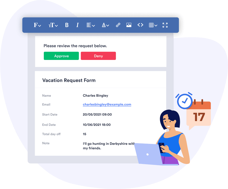 Send Customized Notification Emails