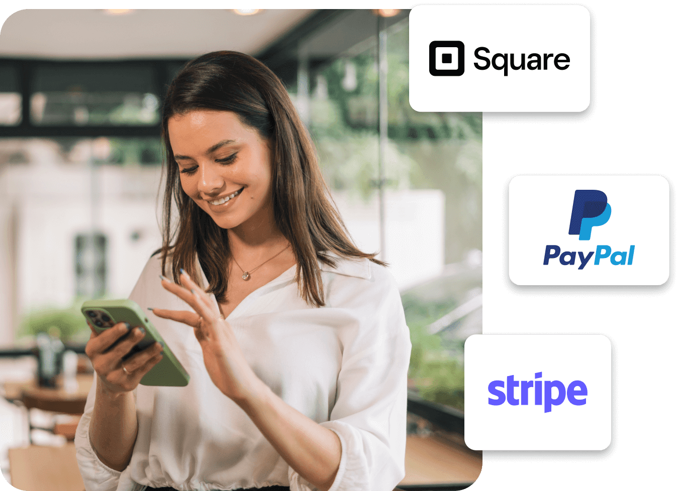 Accept payments via your app