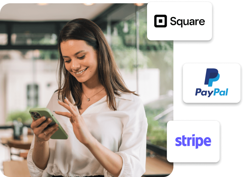 Accept payments via your app