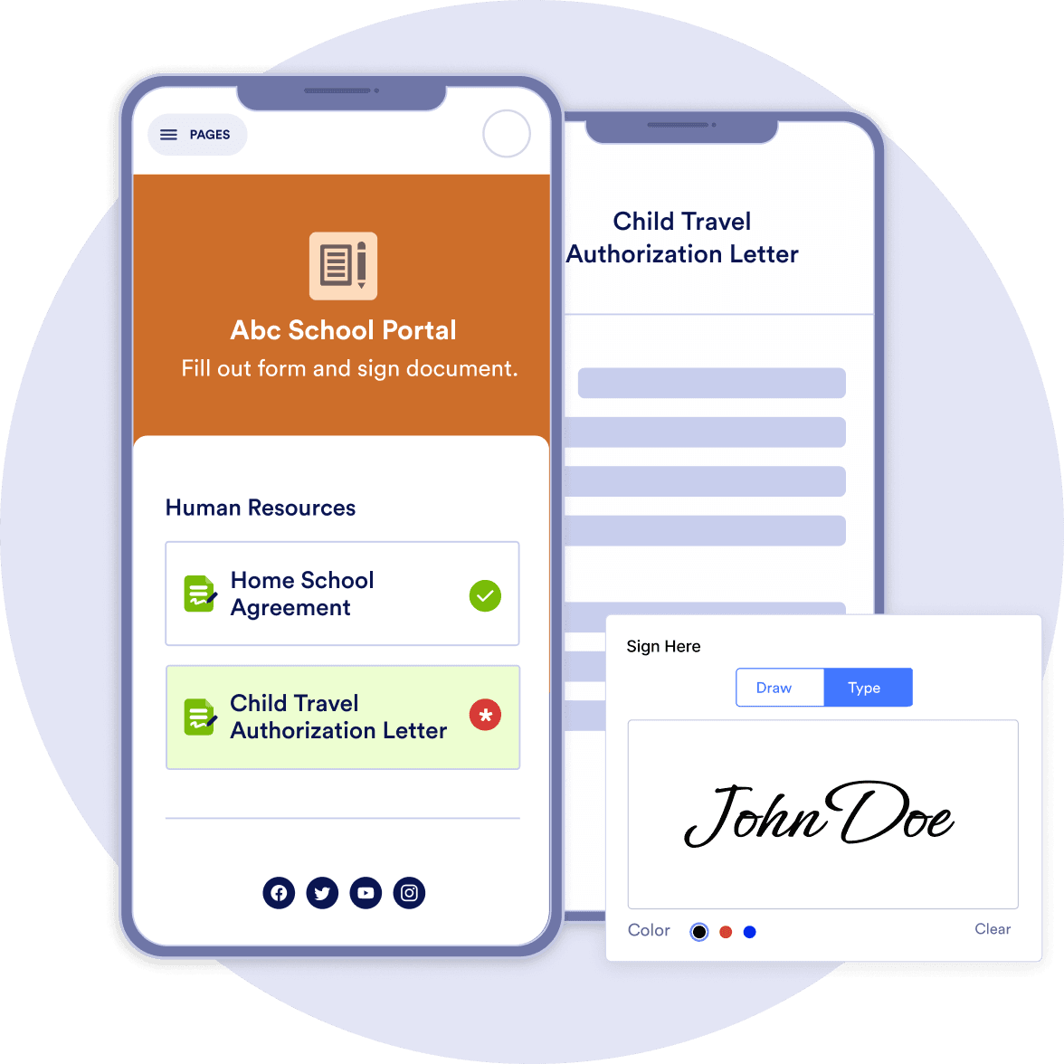 Optimize signature collection
