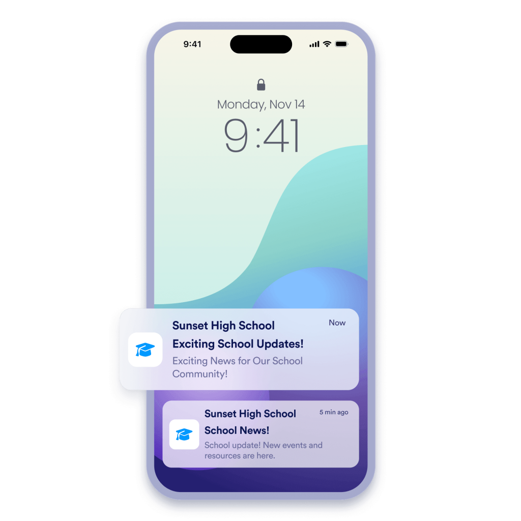 Engage students with push notifications for your education app