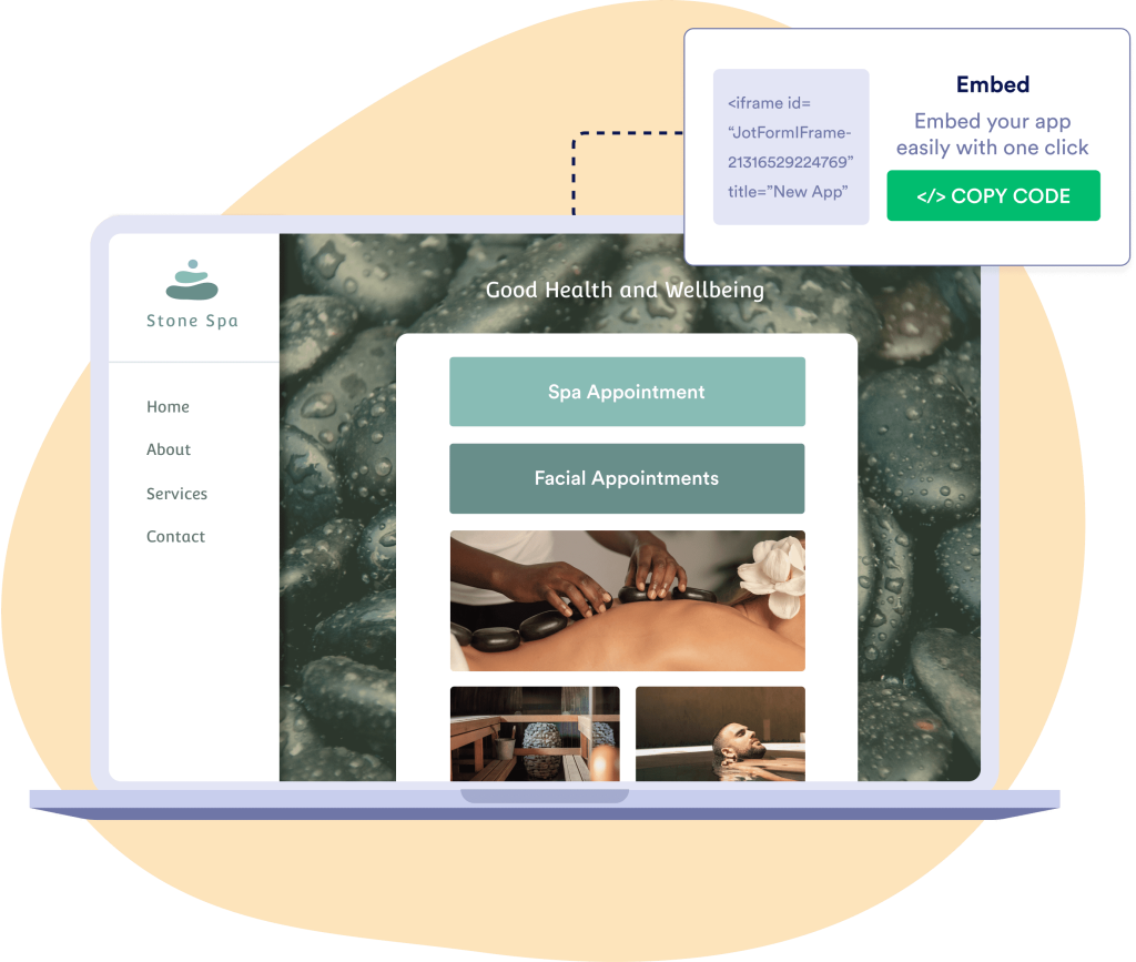Embeddable on any website