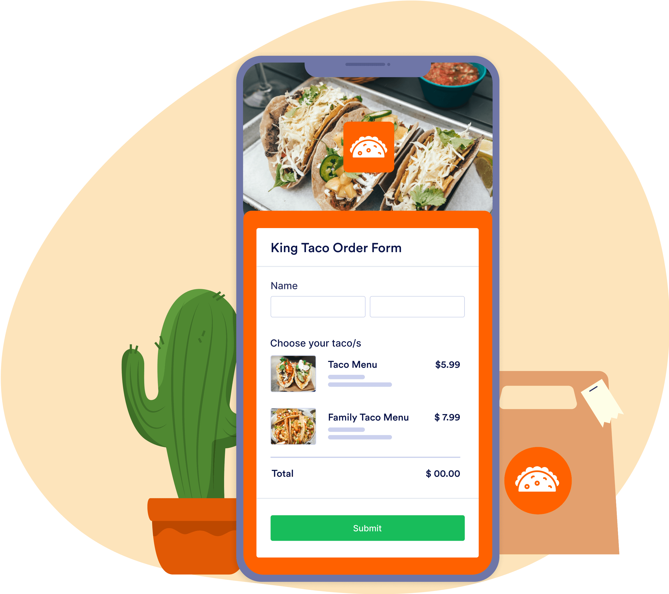 Apps from a single form