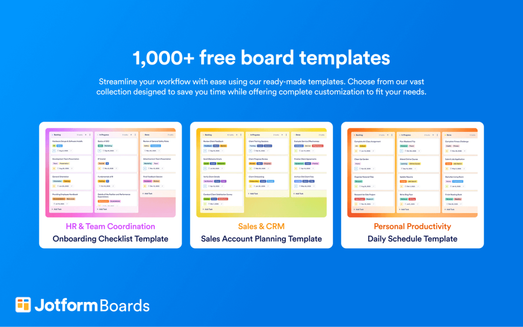Templates for every use case