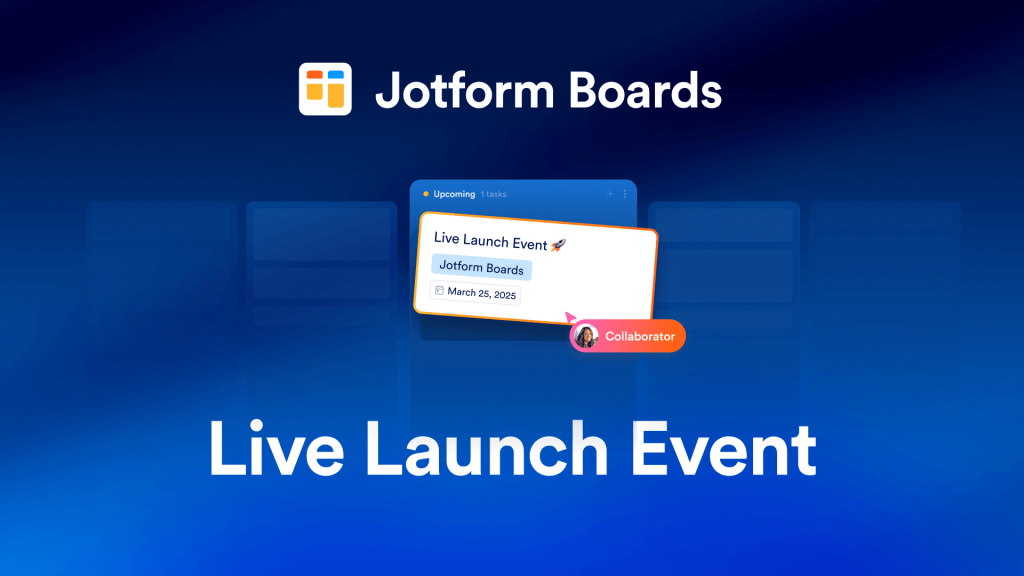 Jotform Boards Launch Event