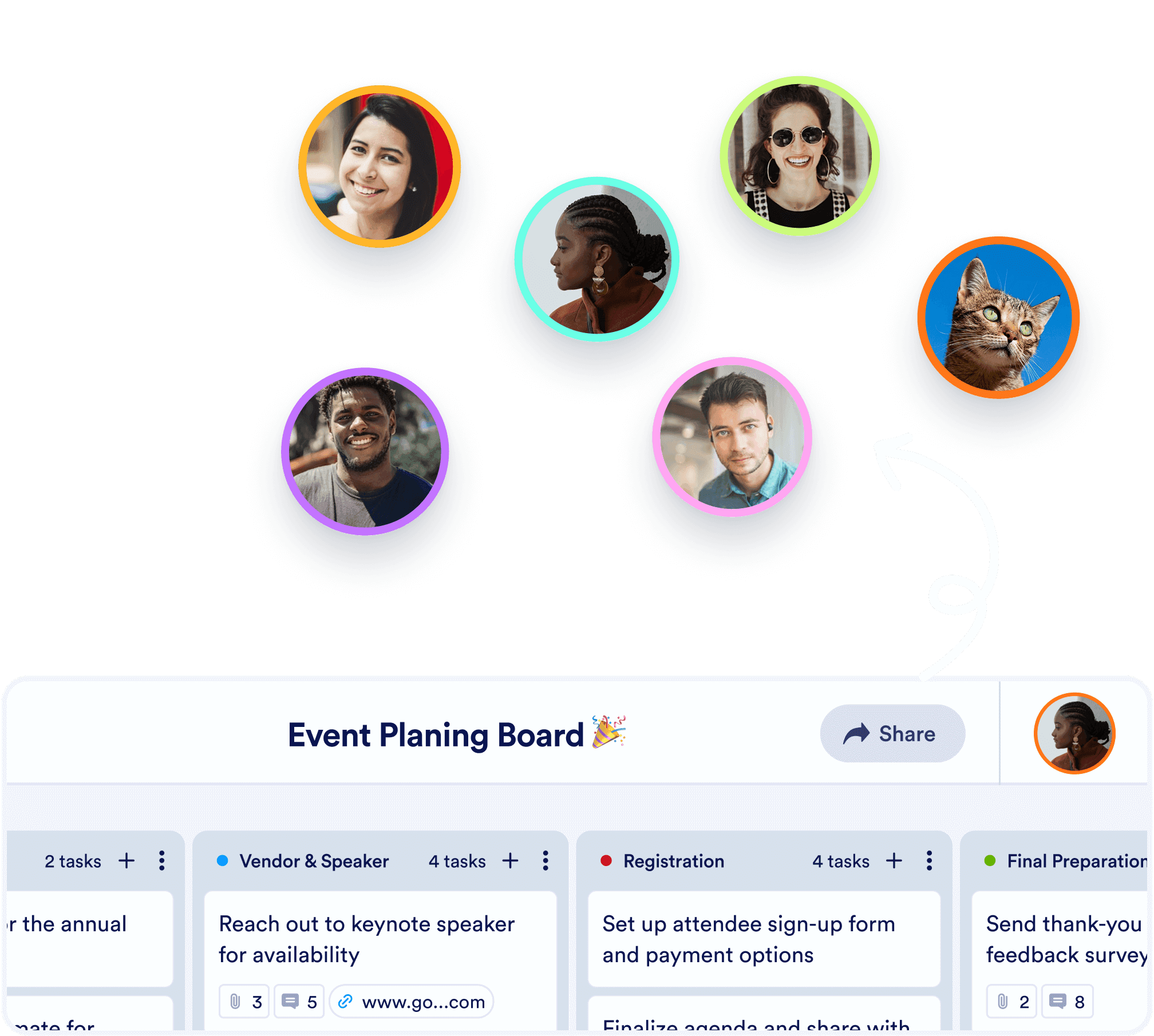 Share Board with your Team