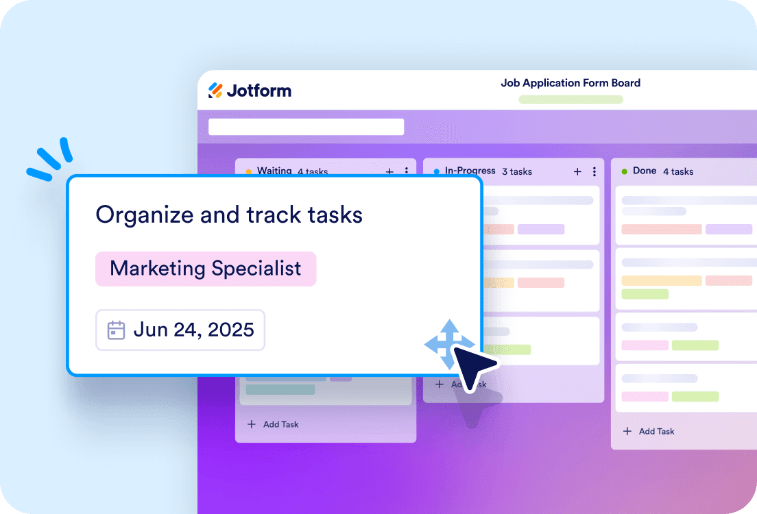 Organize & track tasks