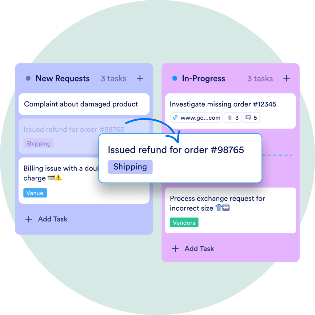 Keep tasks organized and accessible