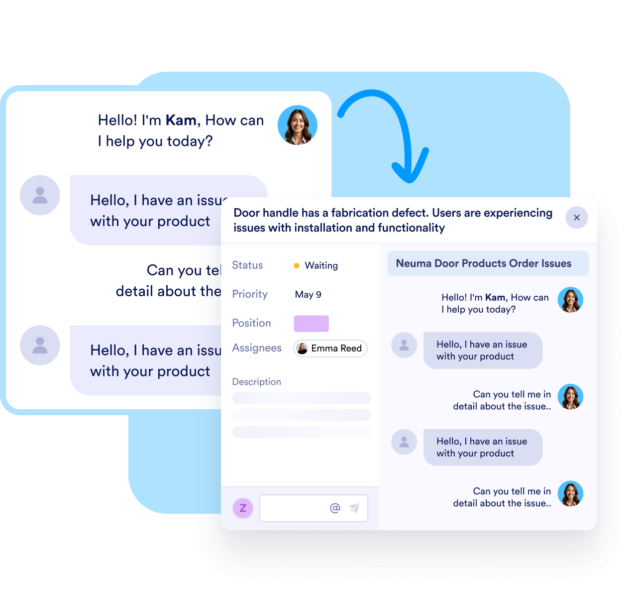 Your AI Agent generates tasks based on its conversations