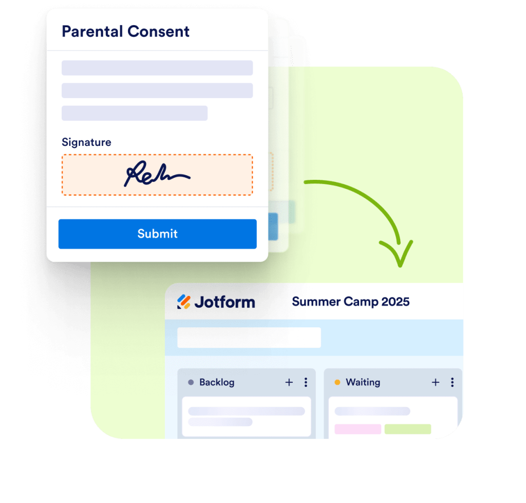 Connect an e-sign document to a board