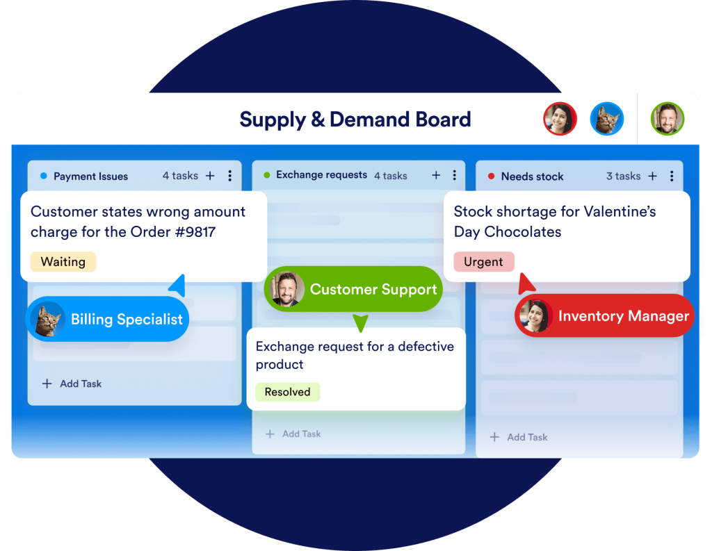 Collaborate on tasks and assign them