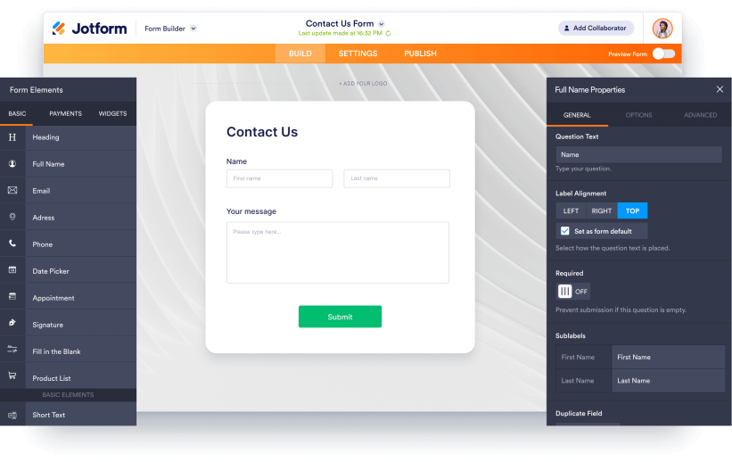 Easily Build Powerful Forms