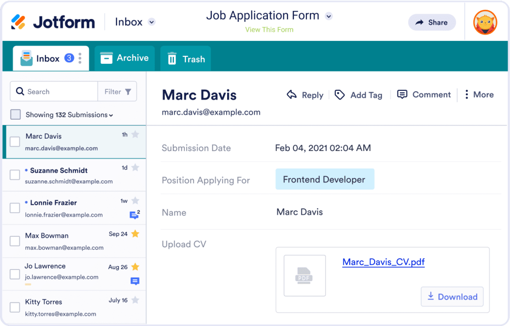 Jotform Inbox Media Kit