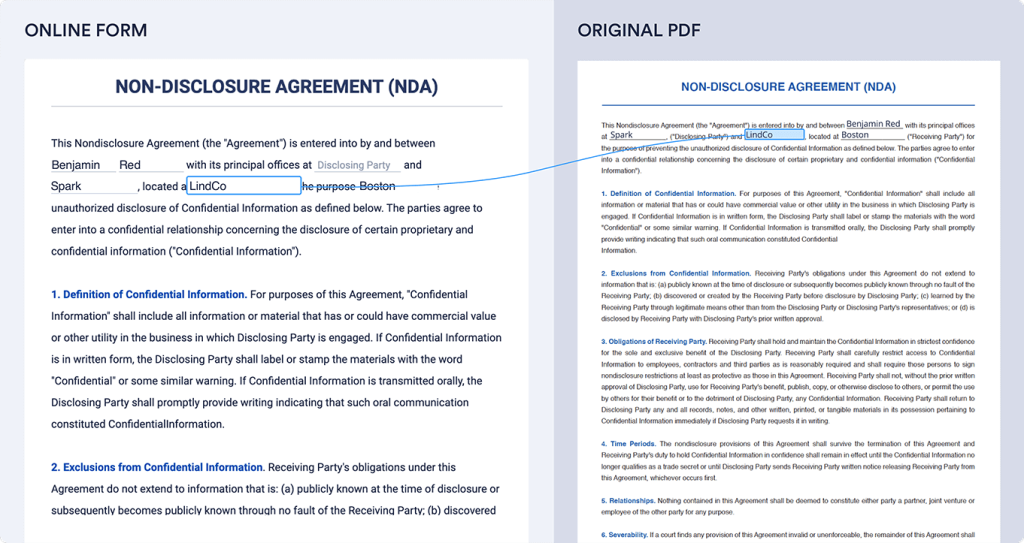 Nondisclosure Agreement (NDA)