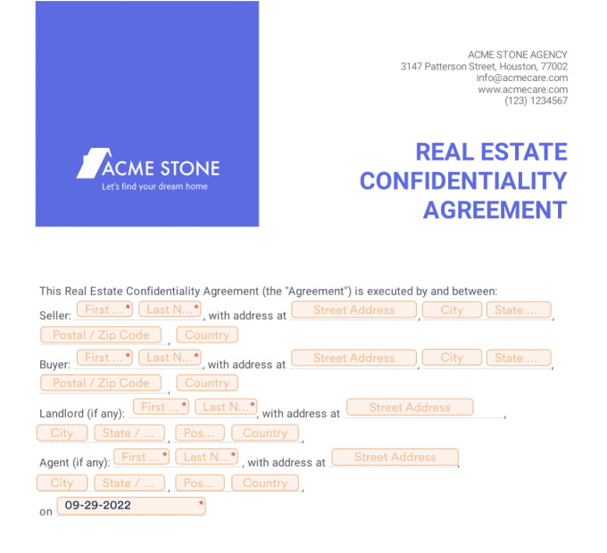 Confidentiality Agreement