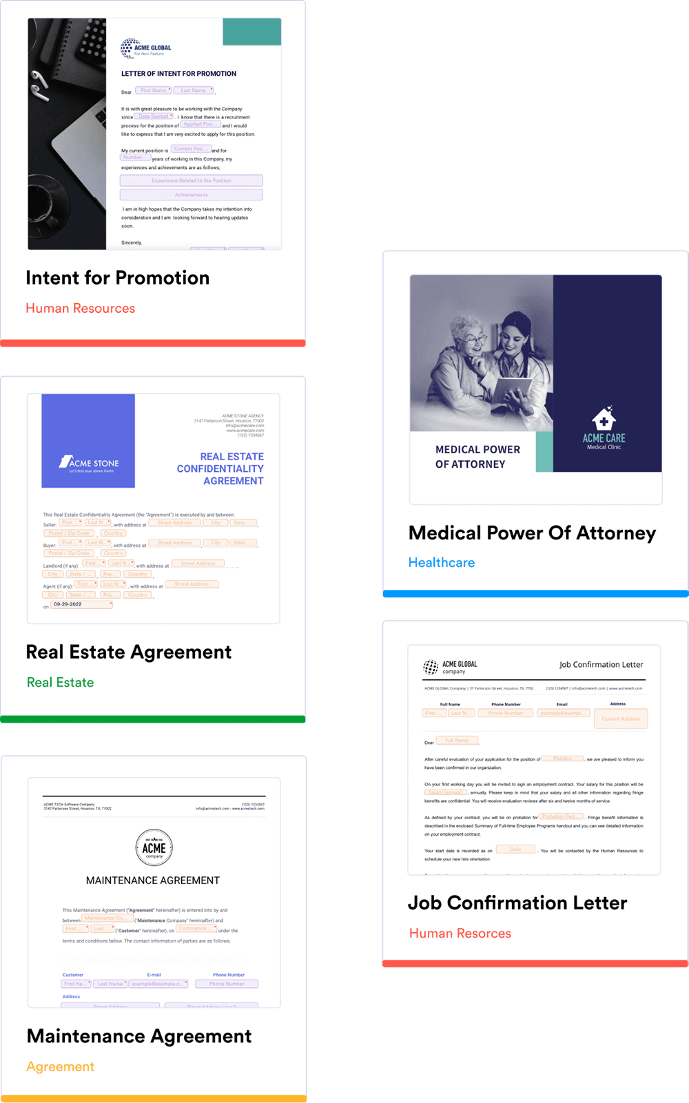 ready-made sign templates