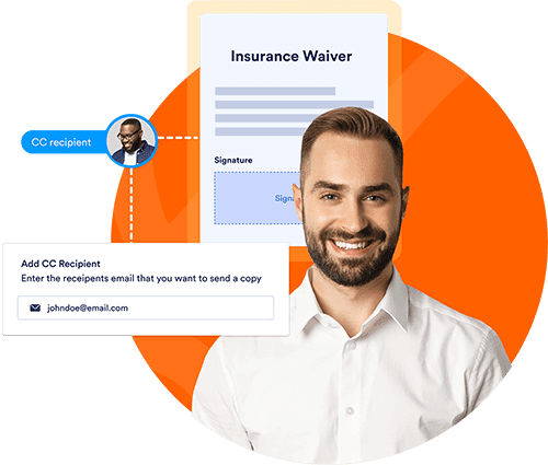 CC recipients for documents