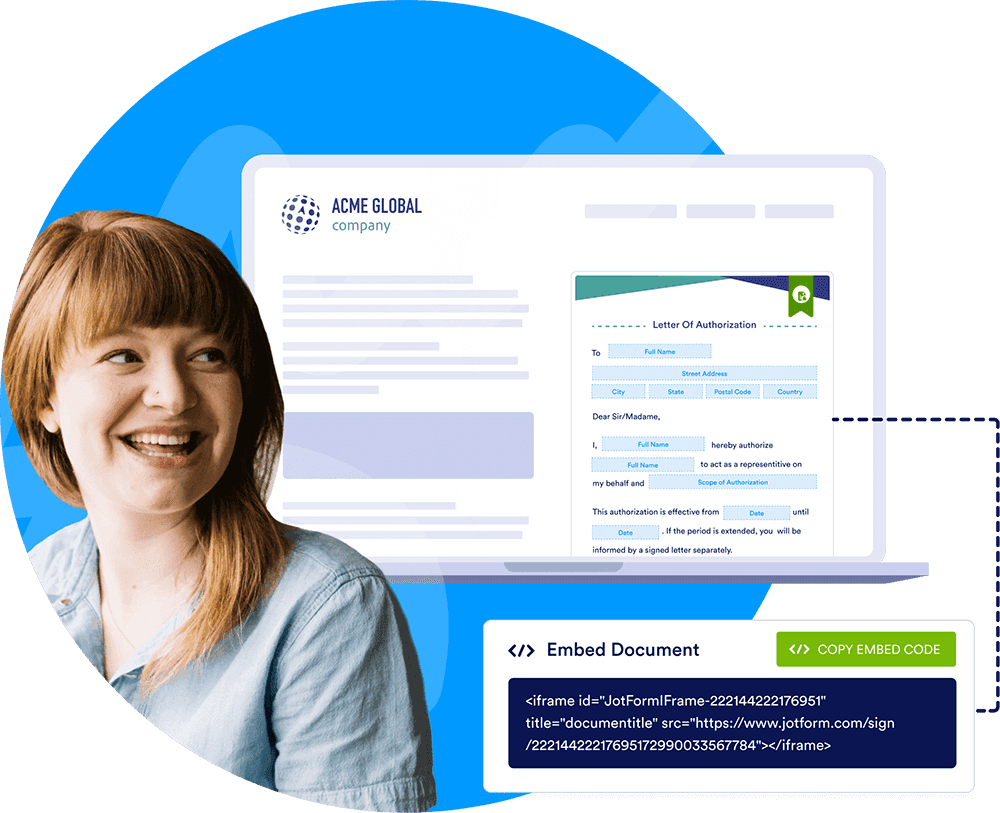 Embeddable on any website