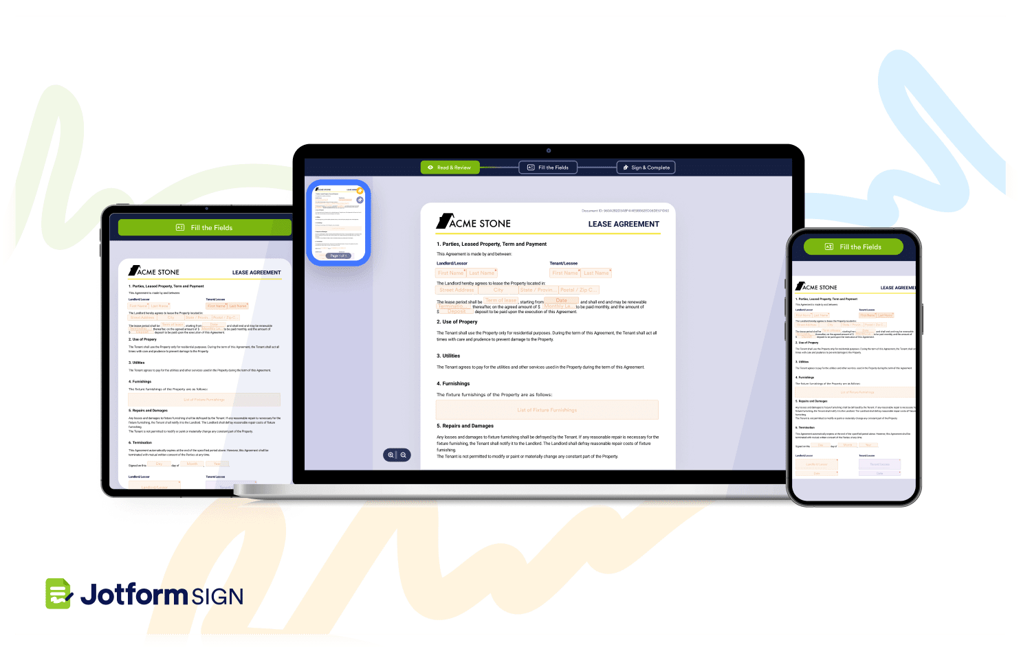 Send documents and collect signatures