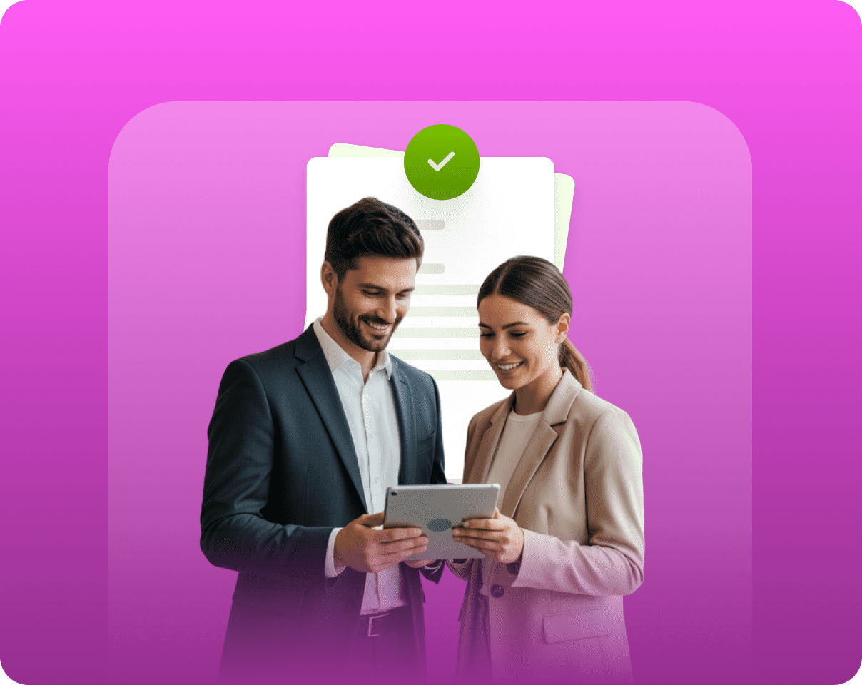 Phone screen with ‘Send to Sign’ button for document signing.