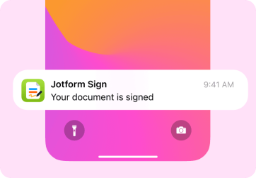 Track, notify, and finalize