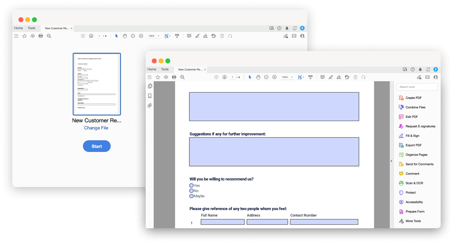 Create from Existing PDF