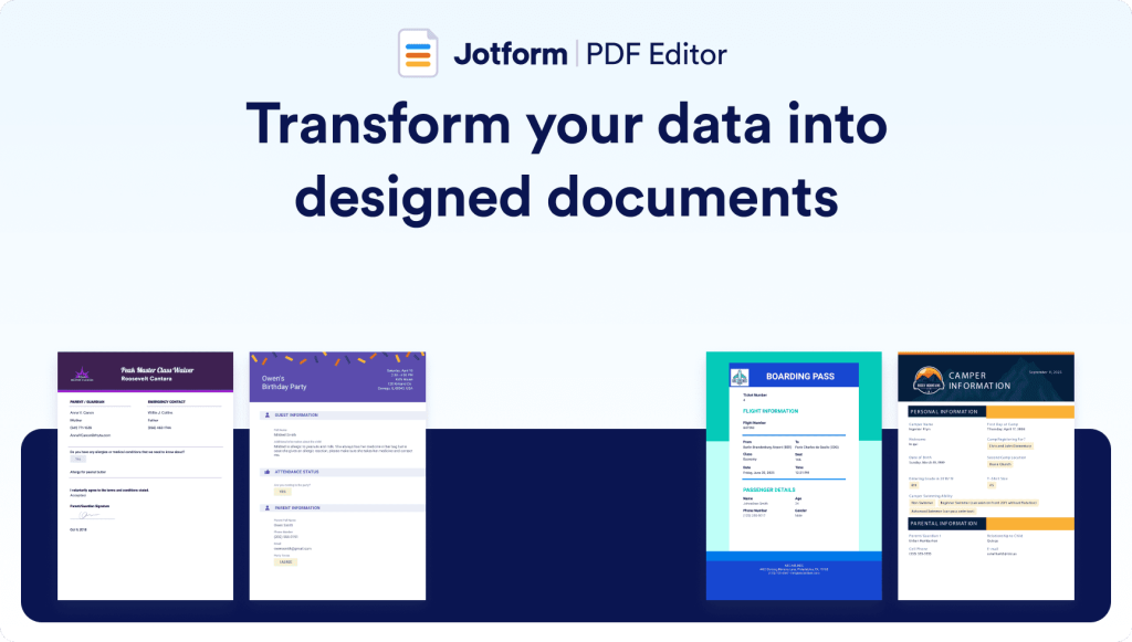 Jotform PDF Editor